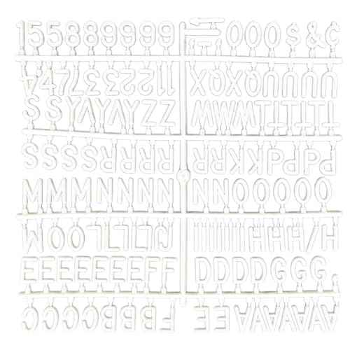 Letter Board Letters Only for Flet Letter Boards, Plastic Letter Board Sign Message Board Letters, Word Board with Letters, Numbers & Symbols Felt Letters for Changeable Changeable Letter Boards (145)