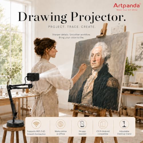 Art Projector for Tracing and Drawing — Adjustable, WiFi & Offline Use