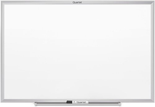 Quartet Magnetic Dry Erase Whiteboard - 96"W x 48"H, Nano-Clean Surface, Silver Aluminum Frame