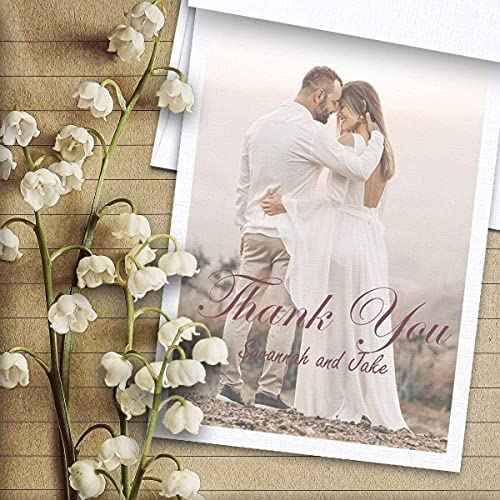 Hamilco Blank Cards and Envelopes - Flat 5" x 7" Linen White Cardstock Thick Paper 100lb Cover 100 Pack