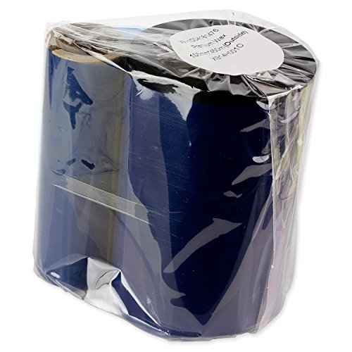 OfficeSmartLabels 1PK WX1004331476 Black (4.33" x 1476') Premium Performance Thermal Wax Ribbon, Compatible with Zebra Printers - 1" Core