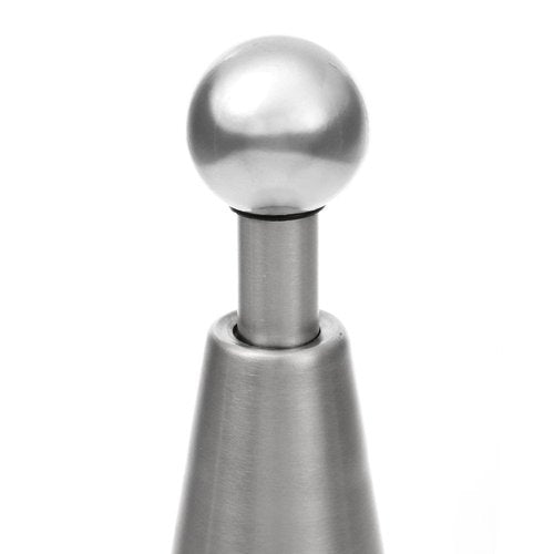 Lizavo DS-002 Stainless Steel Soft-Catch Magnetic Door Stop in Brushed Satin Nickel, Wall Mount (BSN 6 Pack)