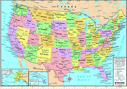 Replogle Blue Ocean Educational World Globe 12 Inch Raised Relief & Bonus Map