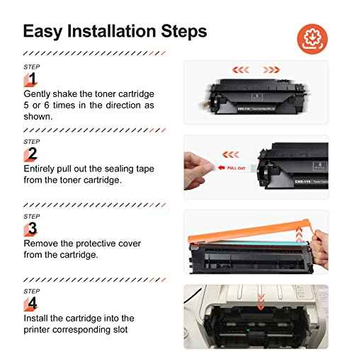 v4ink 2PK Compatible Toner Cartridge Replacement for Canon 119 CRG-119 3479B001AA Toner for Canon ImageClass mf414dw mf416dw mf419dw mf5950dw mf5960dn lbp251dw lbp253dw lbp6670dn Printer