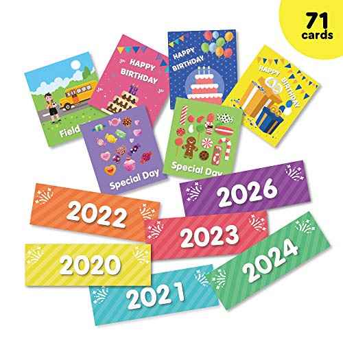 EAMAY Classroom Monthly Calendar Pocket Chart with 71 Cards for Kids Learning for Home,Homeschool Supplies and Classroom Must Haves!(Black)