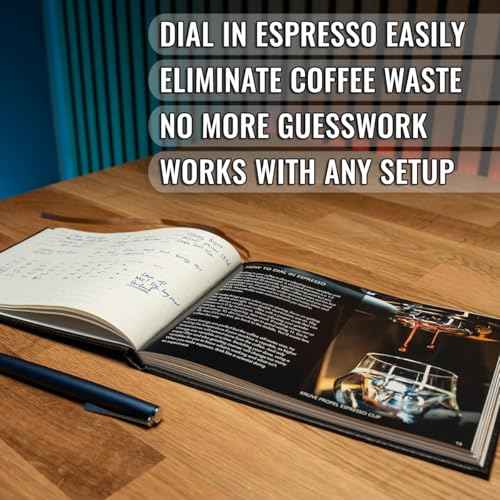 The Brew Ledger Coffee Journal, Espresso Settings Notebook, Dial In Espresso Faster, Coffee Note, A5 Wide
