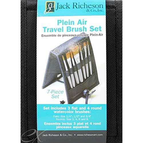 Jack Richeson 713995 Watermedia Pocket Plein Air Brush Set