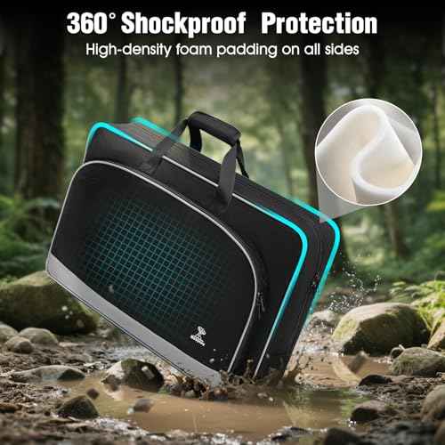 Bosynoy Carrying Case Compatible with Starlink Gen 3, Case Compatible with Starlink Satellite Dishes Gen 3 Accessories, Waterproof Bag with Inner Pocket, Shockproof Travel Bag for Camping and RV