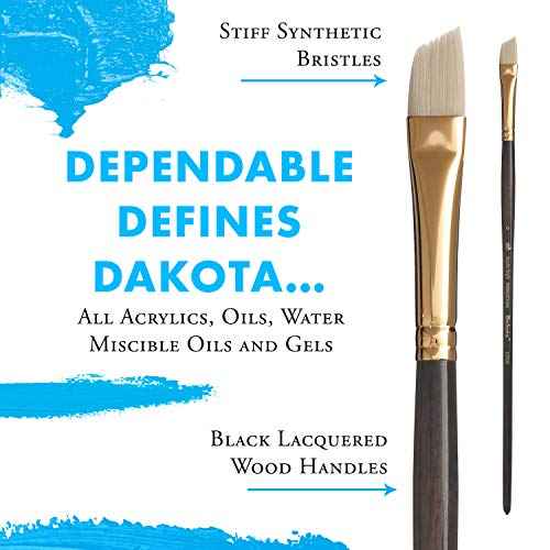 Princeton Dakota Paintbrush, Dark Brown
