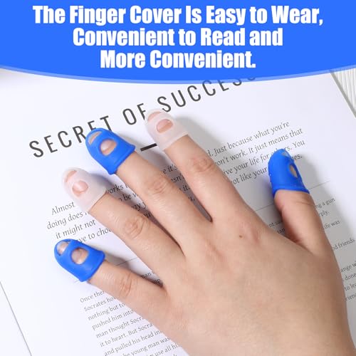 Silicone Finger Protectors for Sewing & Embroidery - 16 Pcs, Multiple Sizes