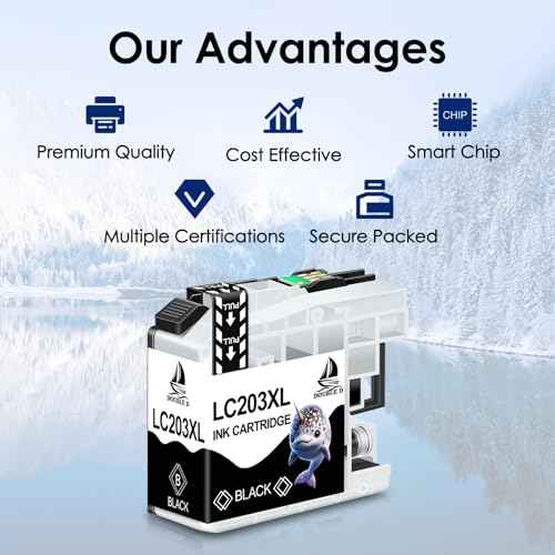 DOUBLE D LC203XL Compatible Ink Cartridge Replacement for LC203 LC203XL LC201 LC201XL for MFC-J480DW MFC-J880DW J485DW J460DW J680DW J885DW J4420DW J4620DW (6BK/3C/3M/3Y, 15 Pack)