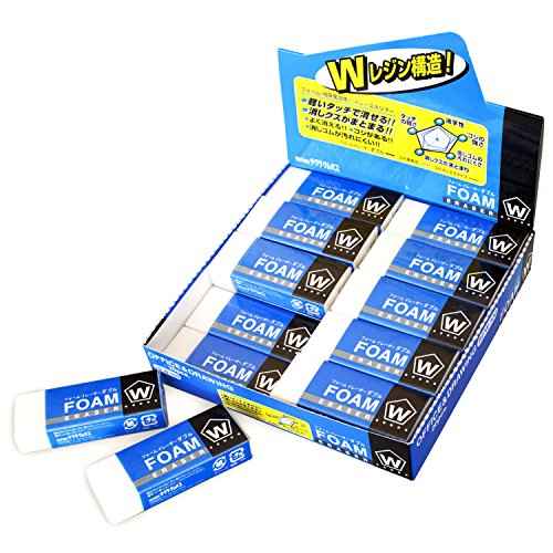 Sakura Crepas Eraser, Foam Eraser, Double 100, 20 Count RFW100-20