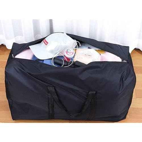 Extra Large Storage Bag for Moving Travel Bag Waterproof Large Moving Bag with Double Zippers and Reinforced Handles Large Capacity Duffle Bag for Moving Traveling Home Storage Packing, 2X160L, 39.37