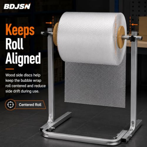 60cm Floor Standing Bubble Wrap Dispenser Galvanized Steel Packing Roll Holder