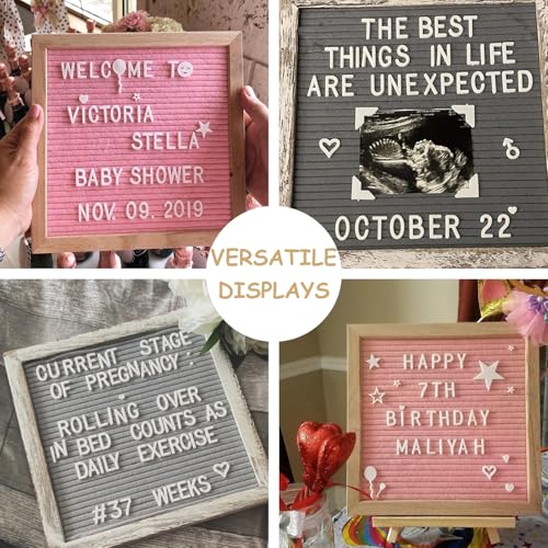 Big Role White 3/4 Inch Letter Board Letters & Numbers Set for Message Boards