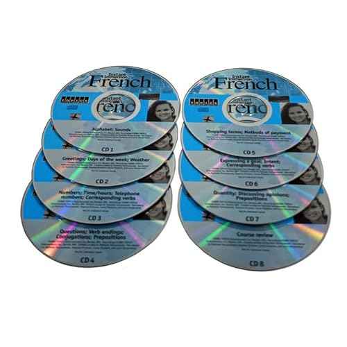 Topics Entertainment Learn How to Speak French Language - Instant Immersion 8 Audio CD Set