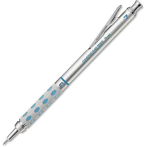 Pentel GraphGear 1000 Automatic Drafting Pencil - Metal Mechanical Pencils 0.5 and 0.7mm with Refill Leads