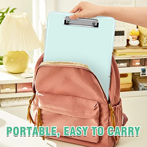 ANZNKU Green 13x9.6x0.94 in Clipboards with Storage - Foldable Nursing/Medical Clipboard