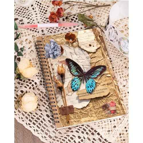 Dynta Spiral Notebooks A5 Lined 20Pcs College Ruled Journals for Work, School and Travel, Good for Students and Office 120 Pages/60 Sheets