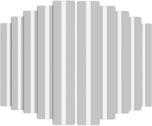 Skiennix Guided Reading Strips - 12 Colored Overlay Bookmarks for Dyslexia | Clear Reading Trackers