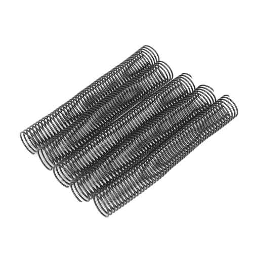 18 Pcs Spiral Binding Coil 38mm Diameter 48 Loop 4:1 Pitch 310 Sheet Capacity Binding Combs for Engineering Documents