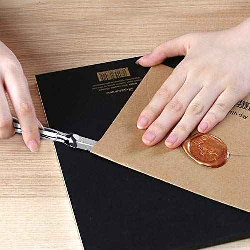 Letter Opener, 1 PCS Silver Envelope Opener Knifes, Metal Letter Opening Knife, 9 Inches Envelope Slitter (Sliver 1PCS)