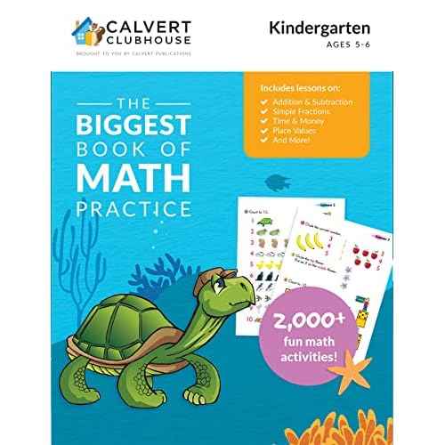 Calvert Kindergarten Starter Kit and Clubhouse Biggest Book of Math Practice
