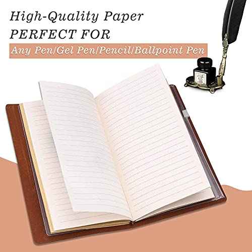 PRSTENLY Gifts for Husband Leather Journal, Husband Birthday Gift To My Husband Gifts 140 Page Refillable Notebooks, Fathers Day Anniversary Wedding Christmas Valentines Day Gifts for Him Men Husband