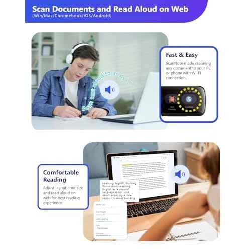 PenPower WorldPenScan Go - Translation Pen with Scanning, Reading, Audio Recording, Live Interpretation, and AI Reading Buddy for Kids