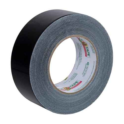 Duck Brand Max Strength Duct Tape, Black, 4 Rolls, 1.88 Inch x 35 Yards Each, 240867