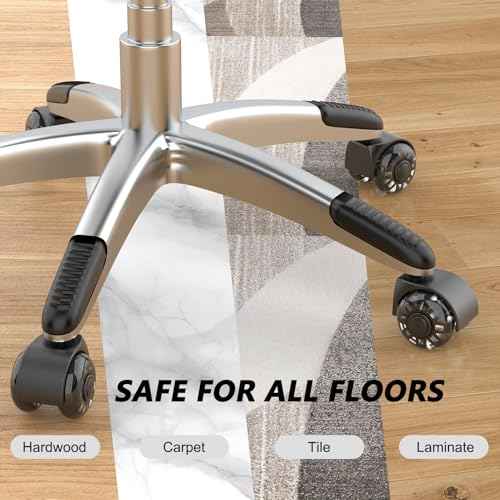 2" Replacement Wheels for Office Chair, Set of 10 Universal Size 11x22mm Roller Blade Wheels for Computer Gaming Chair, Carpet & Hardwood Floors, Quiet Heavy-Duty Smooth (Black)