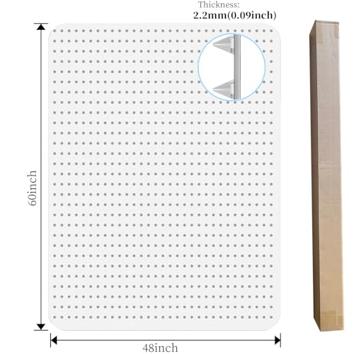 Tonaus Office Chair Mat for Carpet, 48"¡¿60" Transparent Carpet Floor Protector Cover Rug Mat with Non-Slip Studded, 2.2mm Thick Heavy Duty for Home Computer Desk Rolling Chair Carpets Low Pile