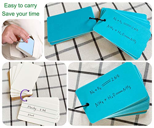HoAoOo 50Pack 1 1/5 inch Binder Rings for Key Chains - Open Card Rings, Loose Leaf & Card Clips