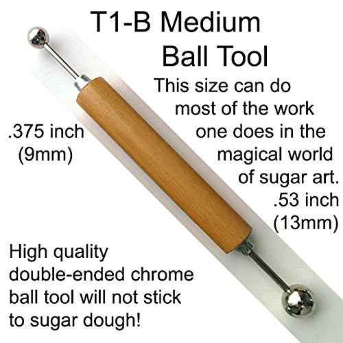 Chrome Balltools - Set of Four Sizes by World of Sugar Art