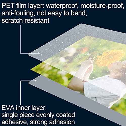 HERKKA 100 Pack Laminating Sheets, Hold 11 x 17 Inch Sheet, 3 Mil Clear Thermal Laminating Pouches 11.5 x 17.5 Inch Lamination Sheet Paper for Laminator, Round Corner