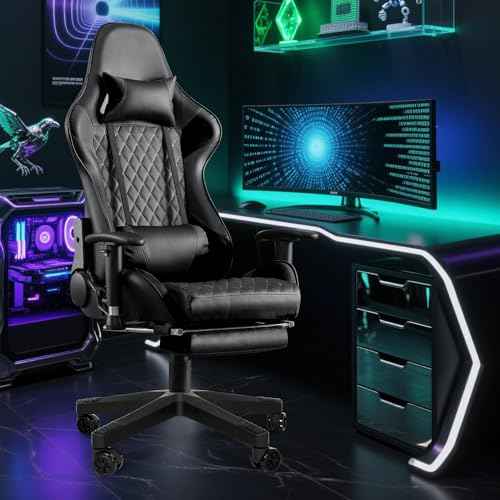 Frassie 28 Inch Heavy Duty Nylon Gaming Office Chair Base Replacement Part with 5 Casters