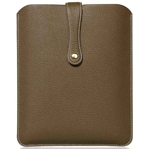 Genuine Leather Laptop Sleeve 13 Inch, Precisely Compatible with MacBook Pro M2 2022 M1 2020-2016 & Mac Air M3 2024 M2 2022 M1 2020,IPad Pro 12.9/Air13/,can be Placed with Magic Keyboard