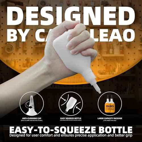 Thick Super CA Glue Kit 4.6 oz, Heavy Duty Clear Superglue Repair Wood Metal Plastic Shoe Ceramic Leather, Strength Instant Cyanoacrylate Adhesive for Woodworking Large Gap Crafts Archery Fletching