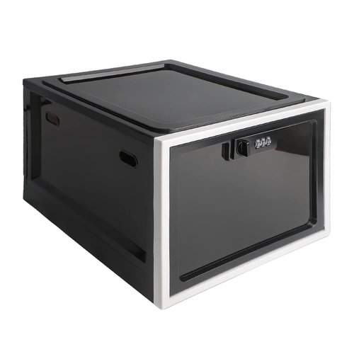 SANIDIKA Medicine Lock Box - Refrigerator Lockable Box for Food Storage Locker - Lockbox with Combination Lock- Pill Case Medical Organizer Locking Cabinet - Ipad Tablet Phone Jail Boxes