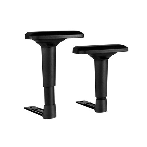 Frassie 4D Height Adjustable Chair Armrest Pair, Gaming Office Boss Chair Arms Set Replacement Part