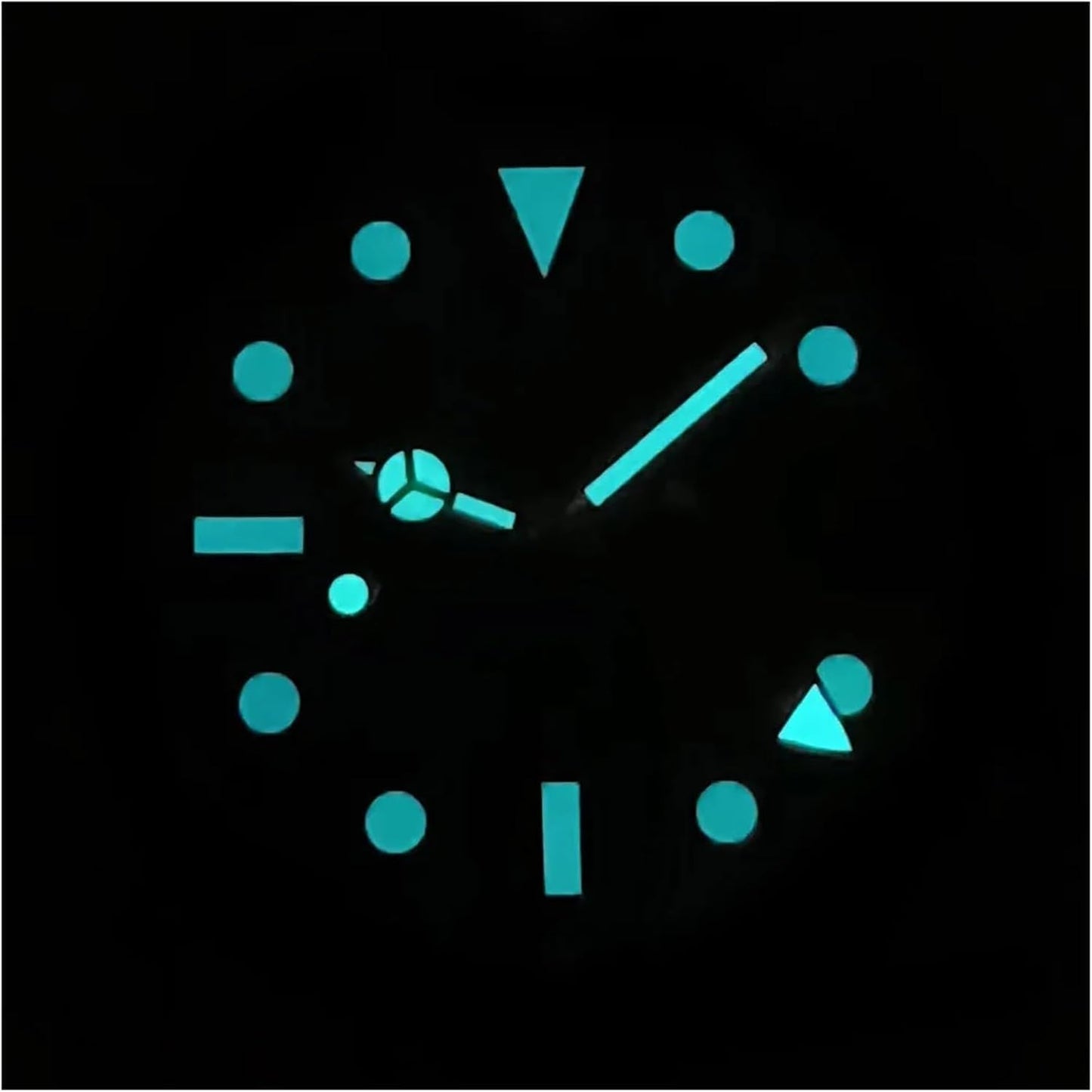 Skiennix GMT Watch Dial & Hands Set - BGW9 Blue Lume, Compatible with NH34 Movement, Custom Assembly
