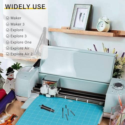 Deep Cut Blade & Housing for Cricut Maker & Explore 3, Air 2, One - 4 Pack