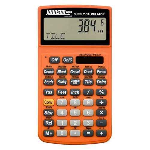 Johnson Level & Tools CALC-0000 Supply Calculator