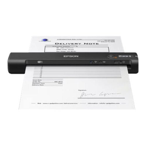 Epson Workforce ES-60W Wireless Portable Sheet-fed Document Scanner for PC and Mac 10.7" x 1.9" x 1.4"