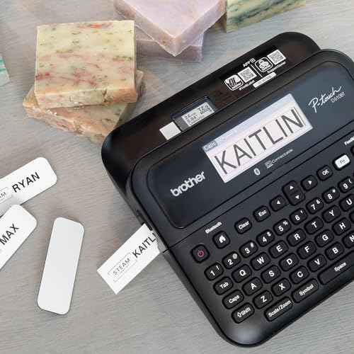 Brother P-touch PT- D610BT Business Professional Connected Label Maker | Connect and Create via Bluetooth¢ç on TZe Label Tapes up to ~1 inch