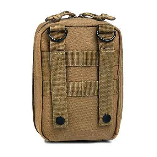 Orca Tactical First Aid Molle Pouch - Heavy Duty IFAK Pouch - Empty Medical Pouch Ideal for Military Use EMTs Law Enforcement Camping and Hiking - Med Pouch for Optimal Organization