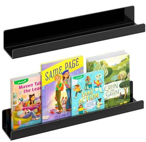 Magnetic Whiteboard Shelf Set of 2 – Strong Hold Acrylic Organizer for Classroom & Office
