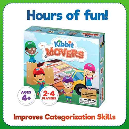 Movers - Educational Board Game for Improving Categorization, Vocabulary, and Receptive and Expressive Language Skills