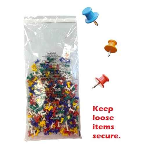 Bubblefast! Brand 6'' x 12'' 1.5 mil Self-Seal Suffocation Warning Bags, Made in the U.S.A., Pack of 100