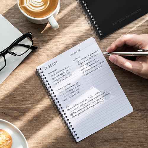 ZICOTO Aesthetic To Do List Notebook For Work or Home - Simple Daily Planner to Easily Organize Your Tasks And Boost Productivity - Stylish Undated Organizer Supplies For Women and Men